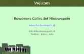 Bewoners Collectief Nieuwegein  info@bcnieuwegein.nl Twitter : @ bcn_info