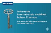 Infosessie  internationale mobiliteit  buiten Erasmus