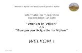 Informatie en meepraten bijeenkomst 10 april “Wonen in Vijlen” en “Burgerparticipatie in Vijlen”