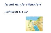 Israël en de  vijanden Richteren  6:1-10