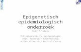 Epigenetisch epidemiologisch onderzoek