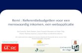 Remi : Referentiebudgetten voor een menswaardig inkomen, een webapplicatie