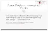Esra Coşkun : vrouw en Turks