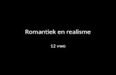 Romantiek  en  realisme