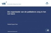 De organisatie van de palliatieve zorg in het UZ Gent