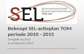 Beknopt  SEL-actieplan  TOM periode 2010 - 2015