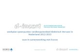werkplan speerpunten verdienpotentieel Elektrisch Vervoer in Nederland 2012-2015 scan in samenwerking met Ecorys