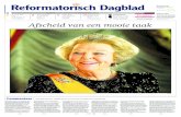 Reformatorisch Dagblad 29 januari 2013