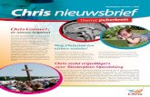 Chris Nieuwsbrief nr. 1 - 2013