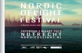 Nordic Delight Festival 2013 programmaboekje