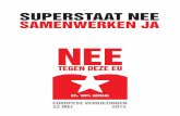 Superstaat nee Samenwerken ja - April 2014