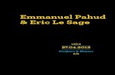 Programmaboekje Emmanuel Pahud & Eric Le Sage 27.04.2013