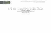Opleidingsplan Consortium Volwassenenonderwijs 2008-2013 - COMENES - versie 2010 update