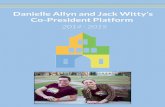 Danielle and Jack's Co-President Platform