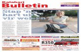 Kalahari Bulletin 25 April 2013
