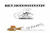 Het Intensiteitje 2012 - 2013 Editie 3, KAMP!