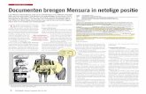 Documenten brengen Mensura in netelige positie