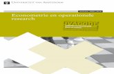 UVA FEB Econometrie en operationele research - bachelor brochure
