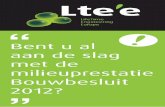 Ltee - milieuprestatie Bouwbesluit 2012