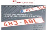 Infrasigna - Flexibele autonummerplaten