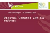 Digital Creator Lite for teachers