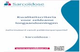 Kwaliteitscriteria voor sarcoïdose (boekje)