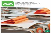 AVA catalog: tafelbekleding - decoration de table