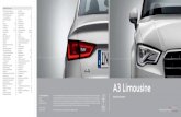 Brochure Audi A3 Limousine - Martin Schilder