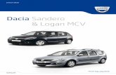 2010 Dacia Sandero - Logan MCV prijslijst 1001