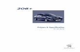 2010 Peugeot 206+ prijslijst 100301