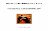 De Syrisch-Orthodoxe Kerk