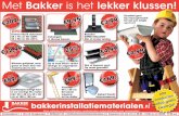 Met Bakker is het lekker klussen - Installatiematerialen voor Spotprijzen!