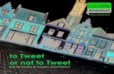 Twitterhandboek Locatie Amersfoort - To Tweet or not to Tweet