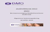 Jaarverslag BMO 2012