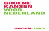 Verkiezingsprogramma GroenLinks "Groene kansen voor Nederland"