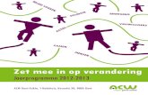 Jaarprogramma 2012-2013 ACW Verbond Gent-Eeklo