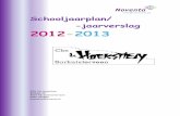 Schooljaarplan-verslag CBS De Hoekstien 2012-2013