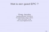 Wat is een goed EPC ?
