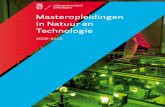 Masteropleidingen in Natuur en Technologie