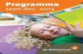 Programma sep dec 2013 Bibliotheek aan den IJssel