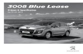 Prijslijst 3008 blue lease
