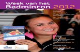 Week van het Badminton 2012