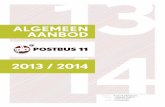 Postbus 11 - Algemeen aanbod 2013/2014
