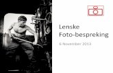 Fotobespreking november 2013; Lenske Boortmeerbeek