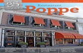 Restaurant Poppe jubileum magazine