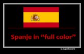 Spanje in kleur