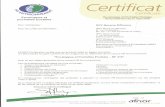 Certificat  NF 316