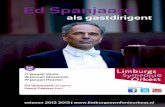 Concertfolder 'Ed Spanjaard als gastdirigent'