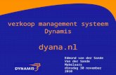 Verkoop Management Systeem Dynamis: Dyana.nl