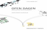 Open Dagen Universiteit Twente